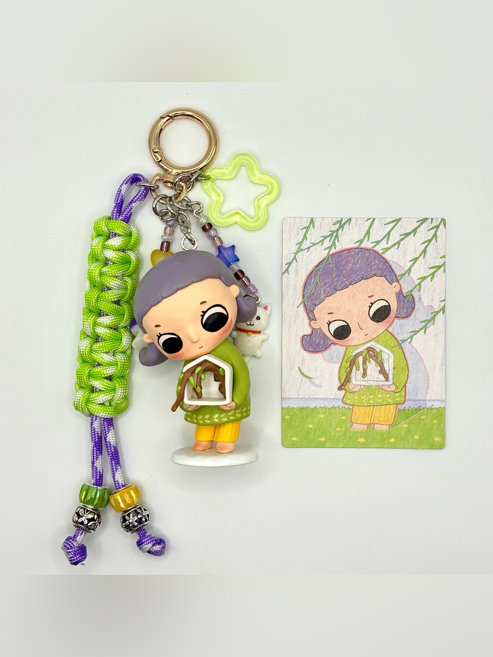 Nyota x Growing Up by Your Way Series Bag Charm - Thinking